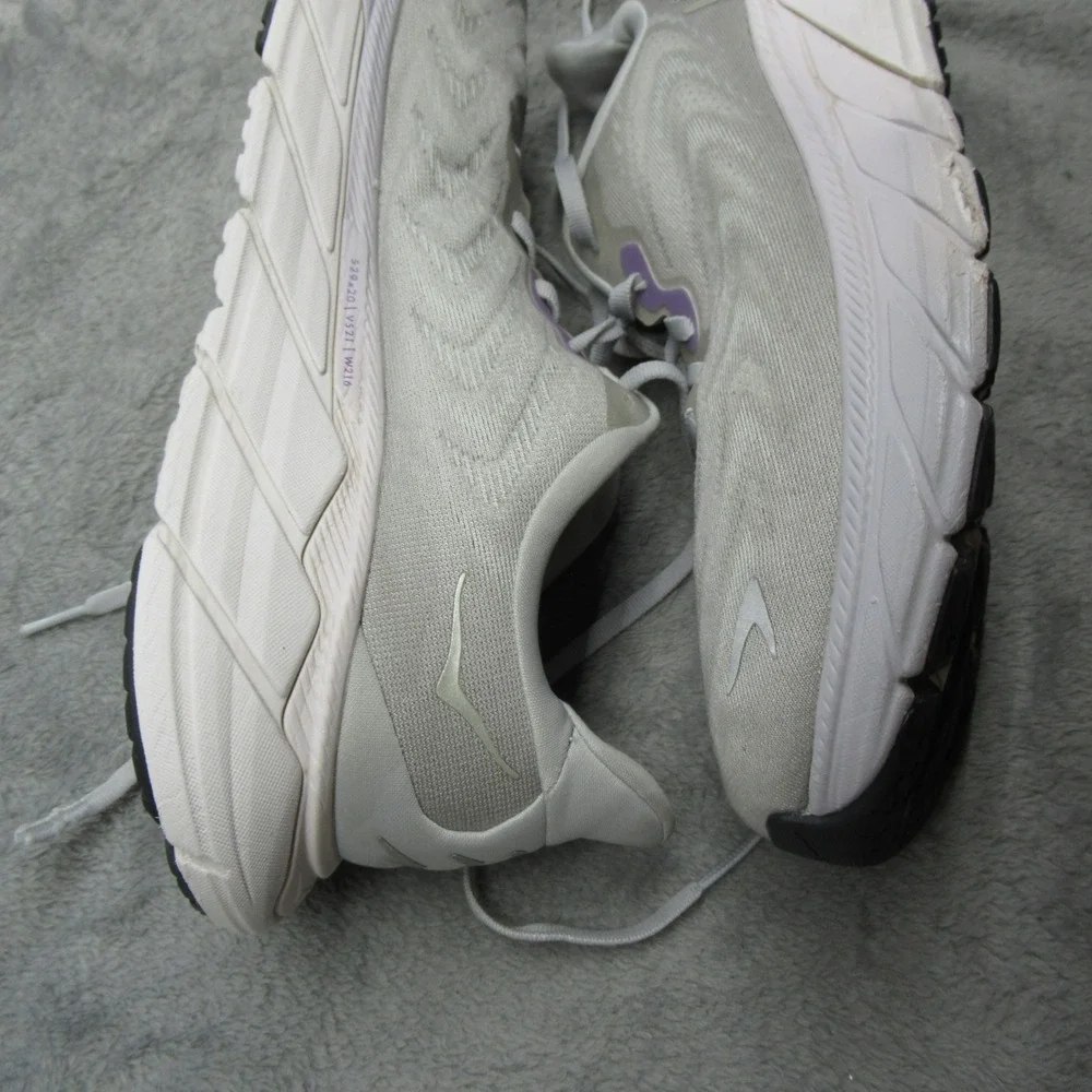 Hoka Arahi 6 Running Shoes Womens 10 B Gray Purple Lightweight Comfort‎ Athletic
